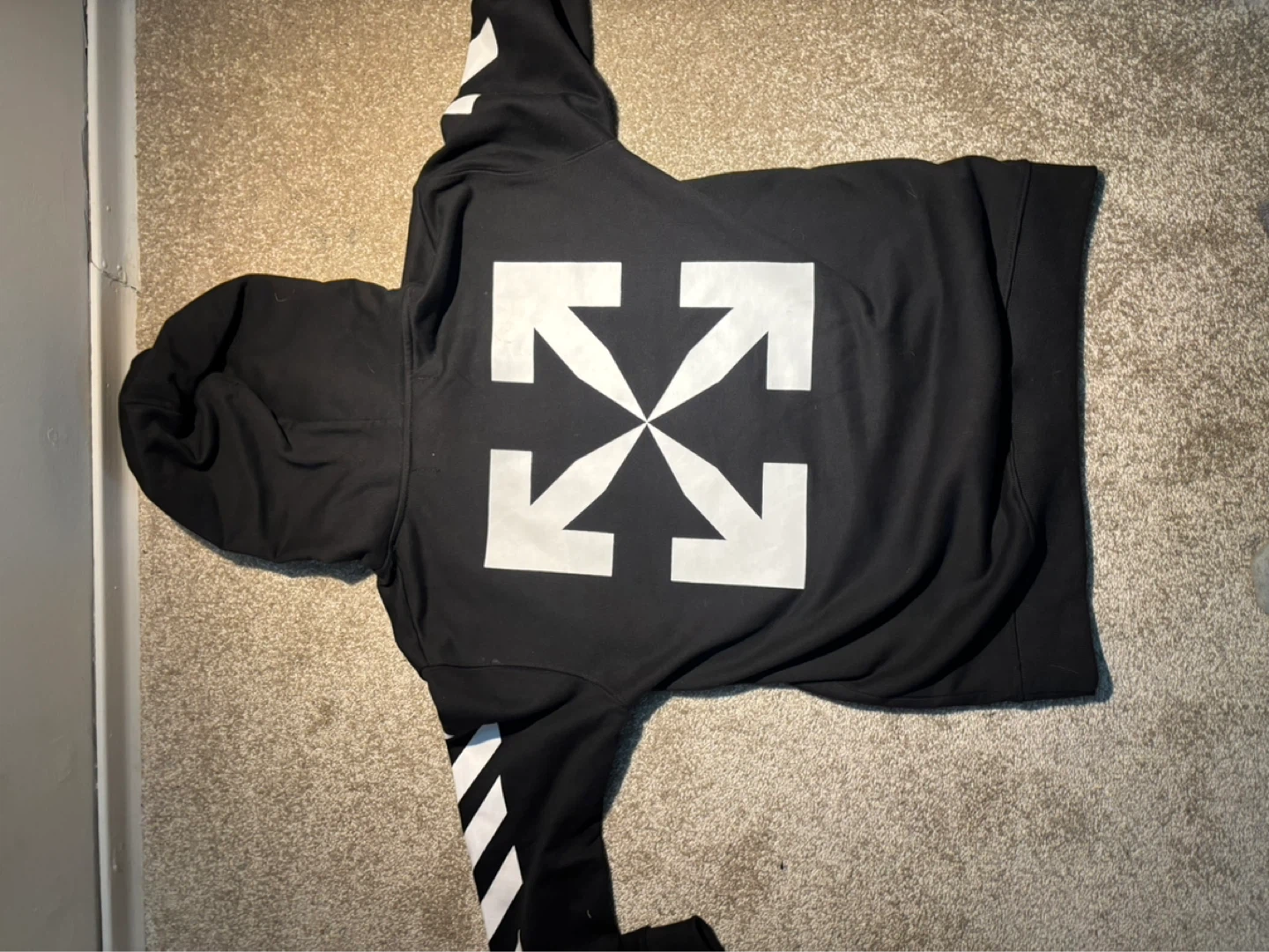 OFF-WHITE Black Mona Lisa Hoodie - photo 2