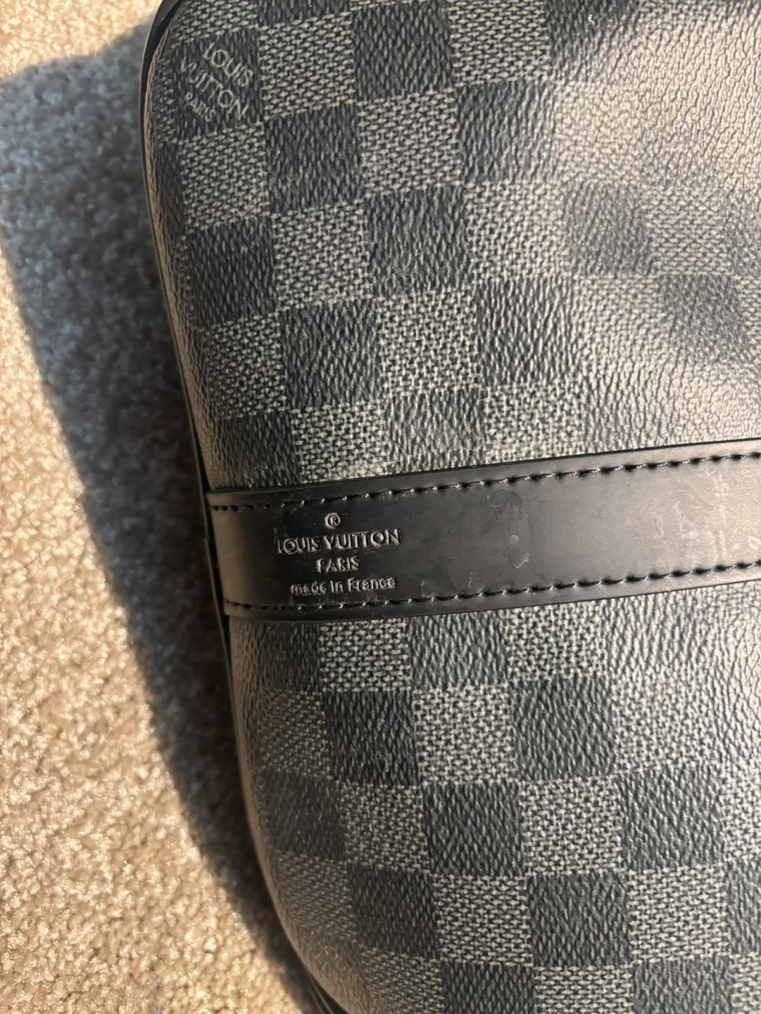 Louis Vuitton Damier Graphite Keepall Duffle Bag - photo 4
