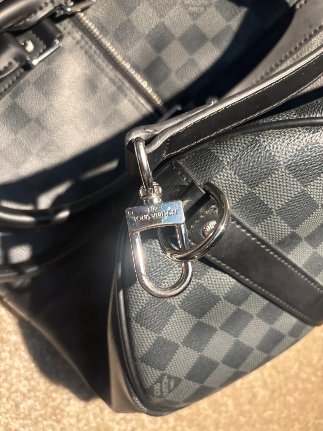 Louis Vuitton Damier Graphite Keepall Duffle Bag - photo 2