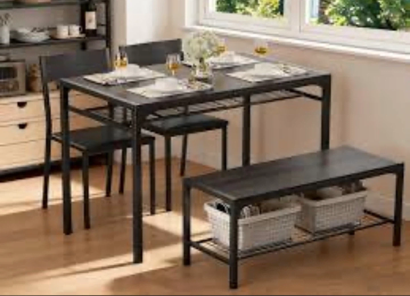 Kitchen Table and 2 Chairs Set
