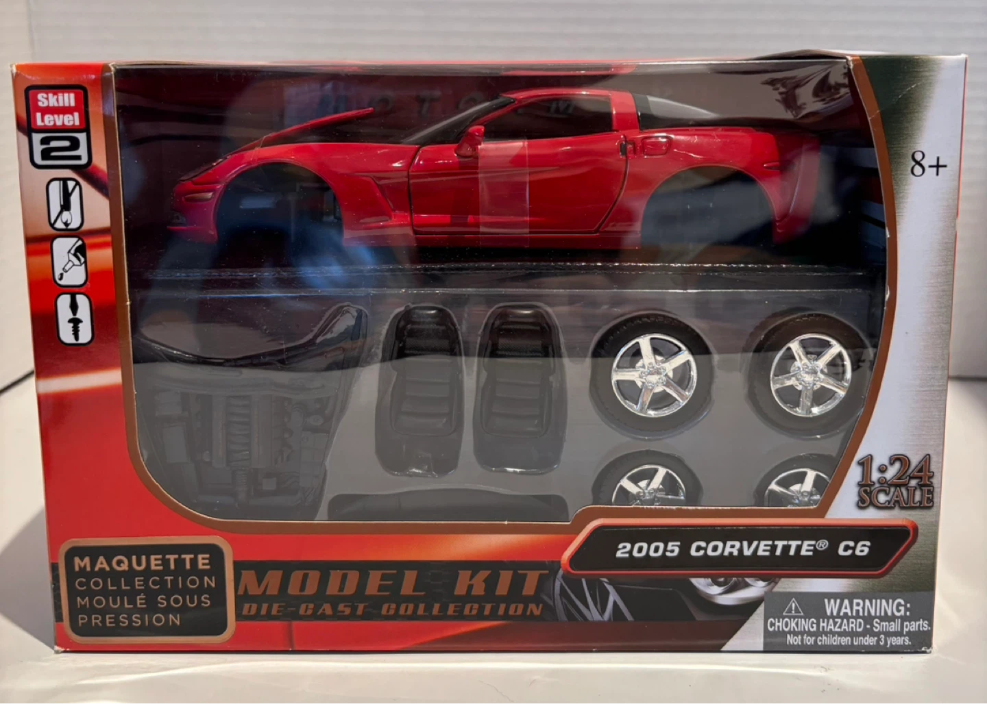 Motor Max 2005 Corvette C6 Model Kit
