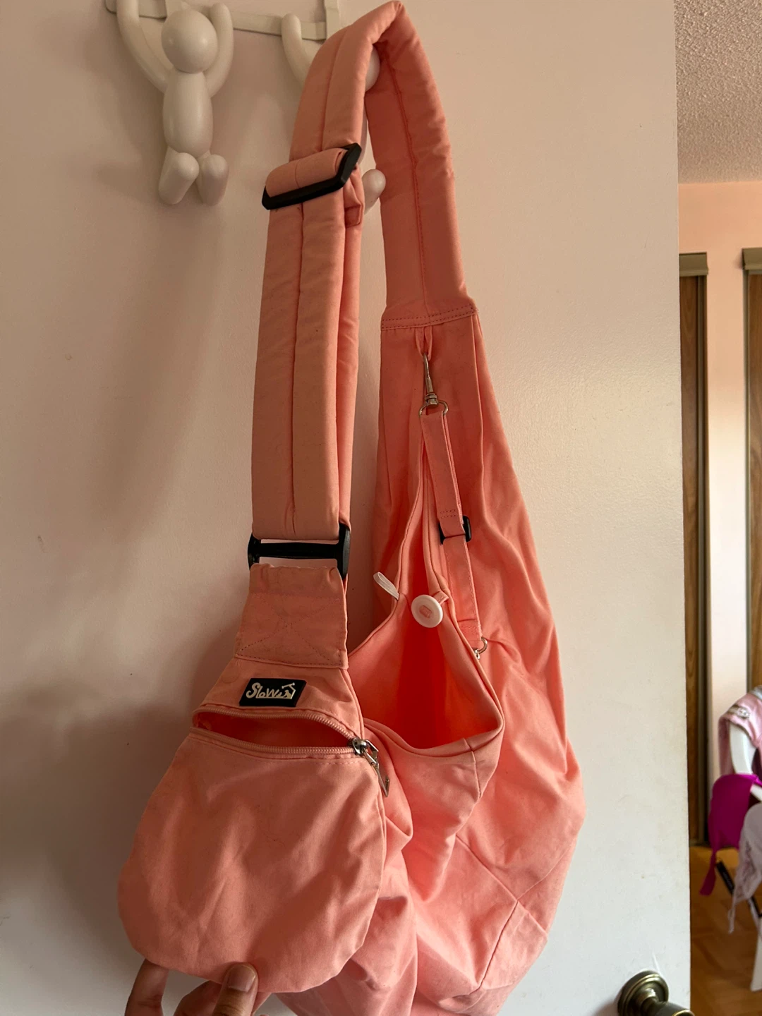 SlowTon Pink Dog Carrier Sling - Size S