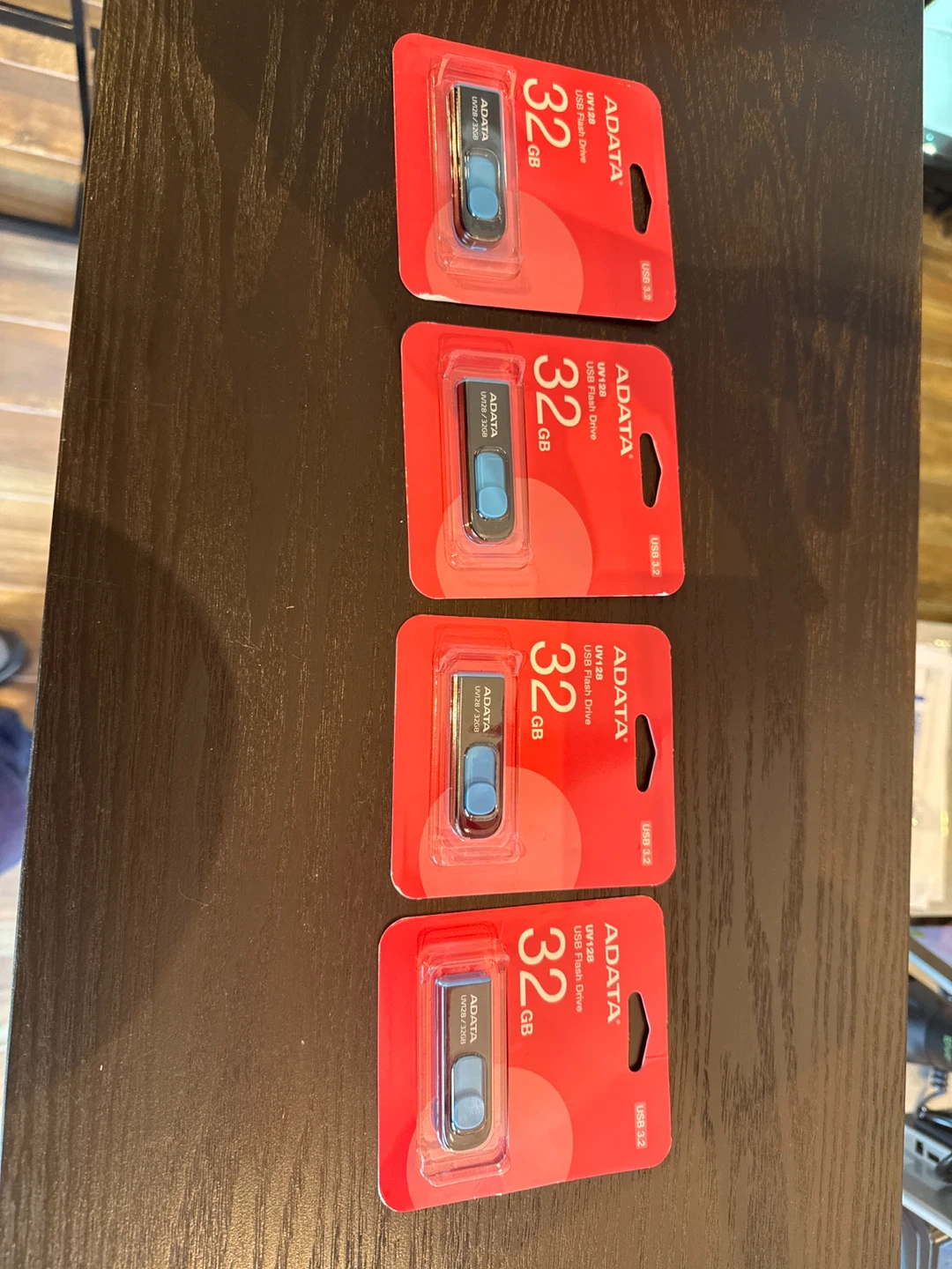 ADATA UV128 32GB USB Flash Drives (4 Pack)