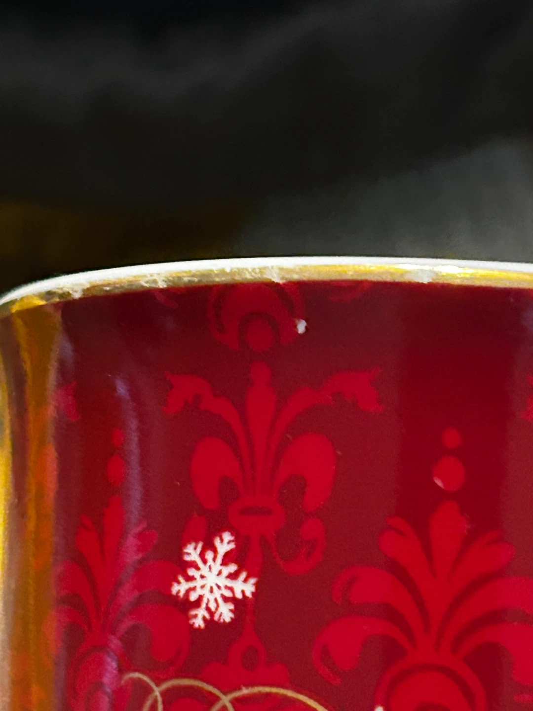 Starbucks Rosanna Coffee Mug - Red Holiday Design - photo 2