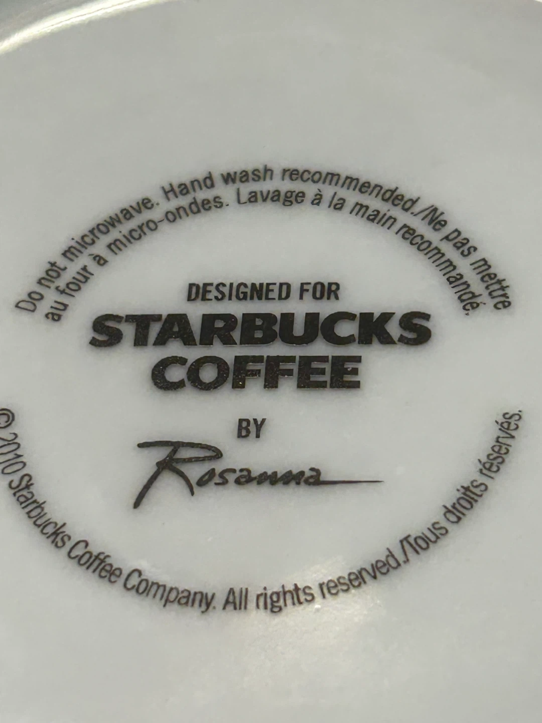 Starbucks Rosanna Coffee Mug - Red Holiday Design - photo 5