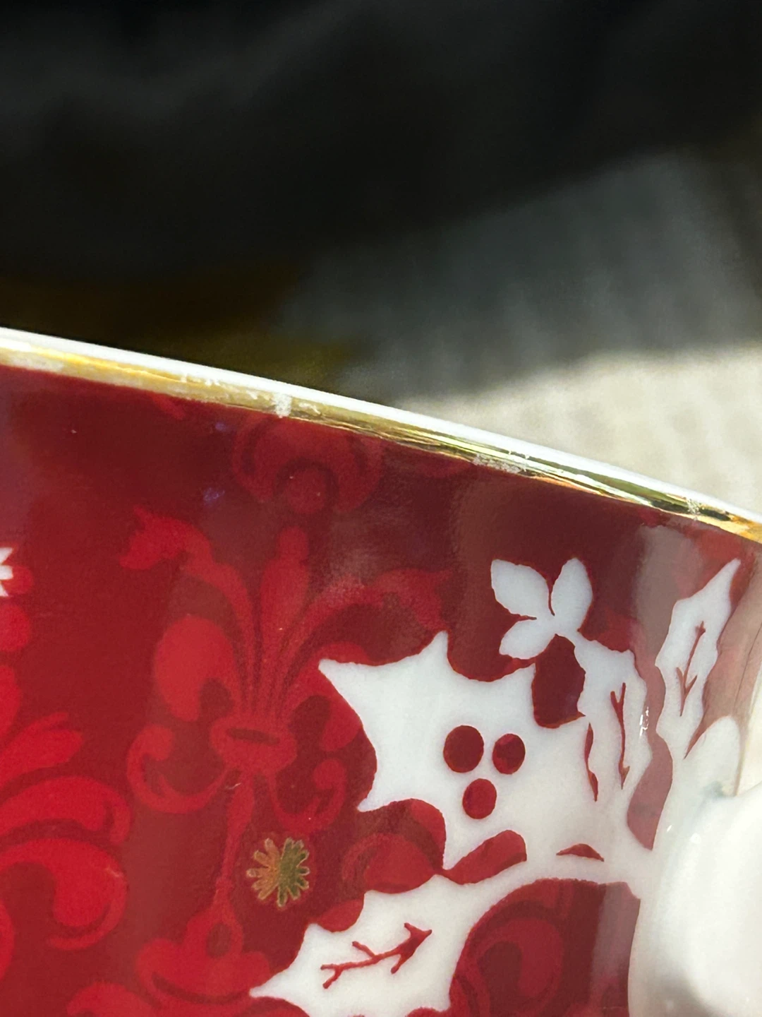 Starbucks Rosanna Coffee Mug - Red Holiday Design - photo 3