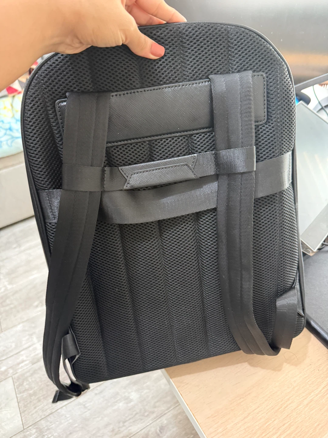 Black Leather Backpack - photo 3