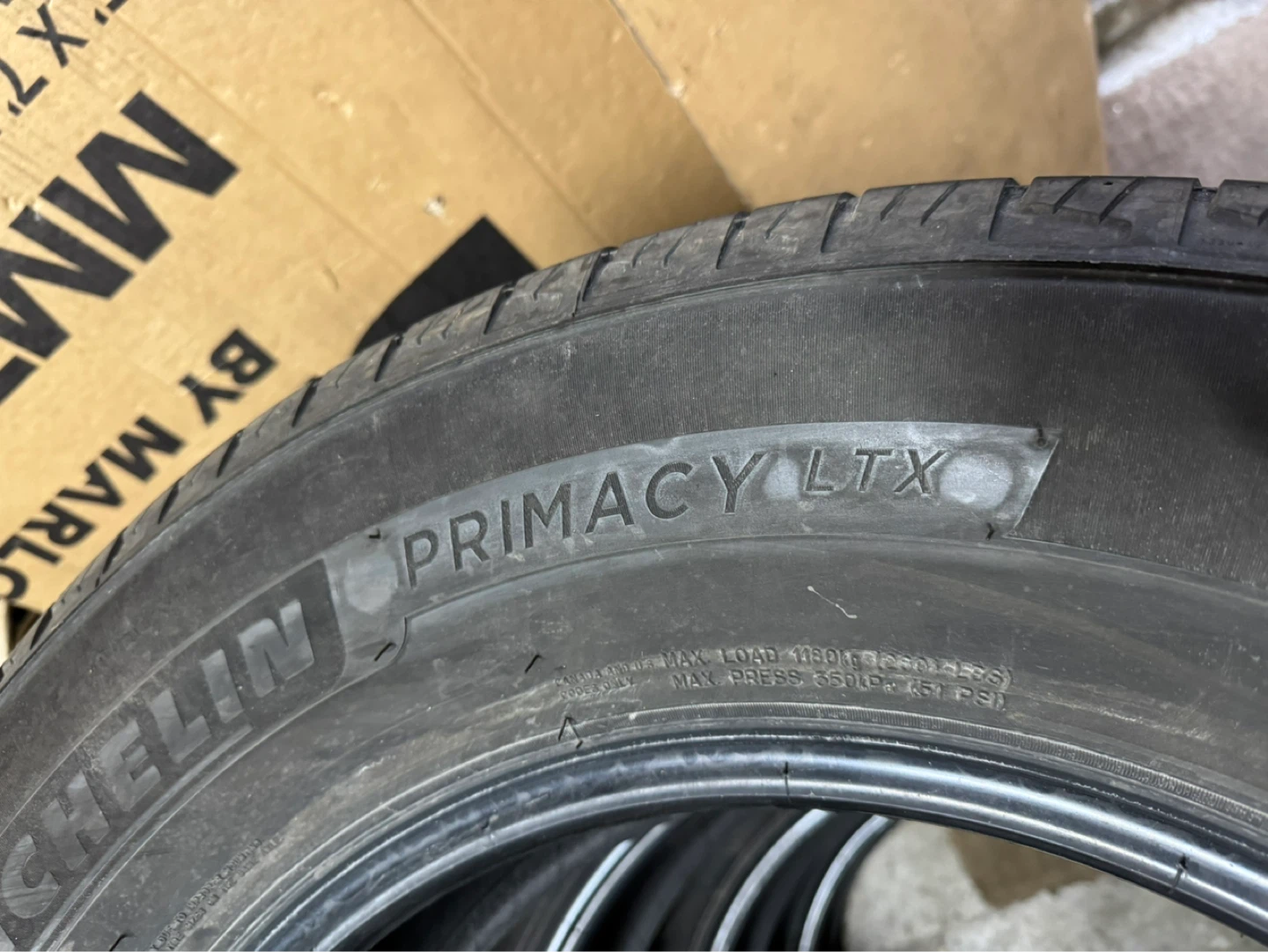 Set of 4  -  Michelin Primacy LTX 265/65R18 Tire - photo 2