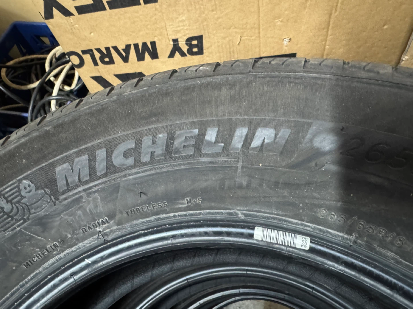 Set of 4  -  Michelin Primacy LTX 265/65R18 Tire
