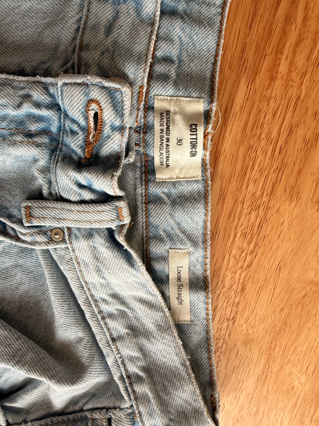 Cotton On - Loose Straight Jeans - Size 30 - photo 2