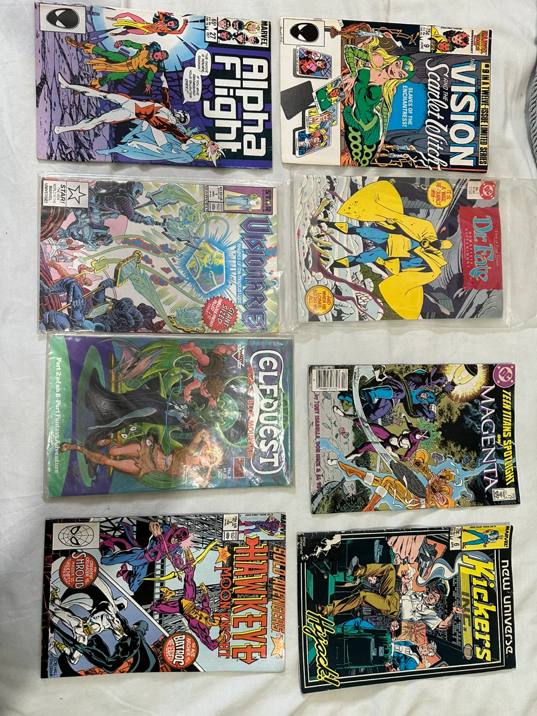 Marvel Comic Books Lot - Alpha Flight, Vision, Hawkeye, and more