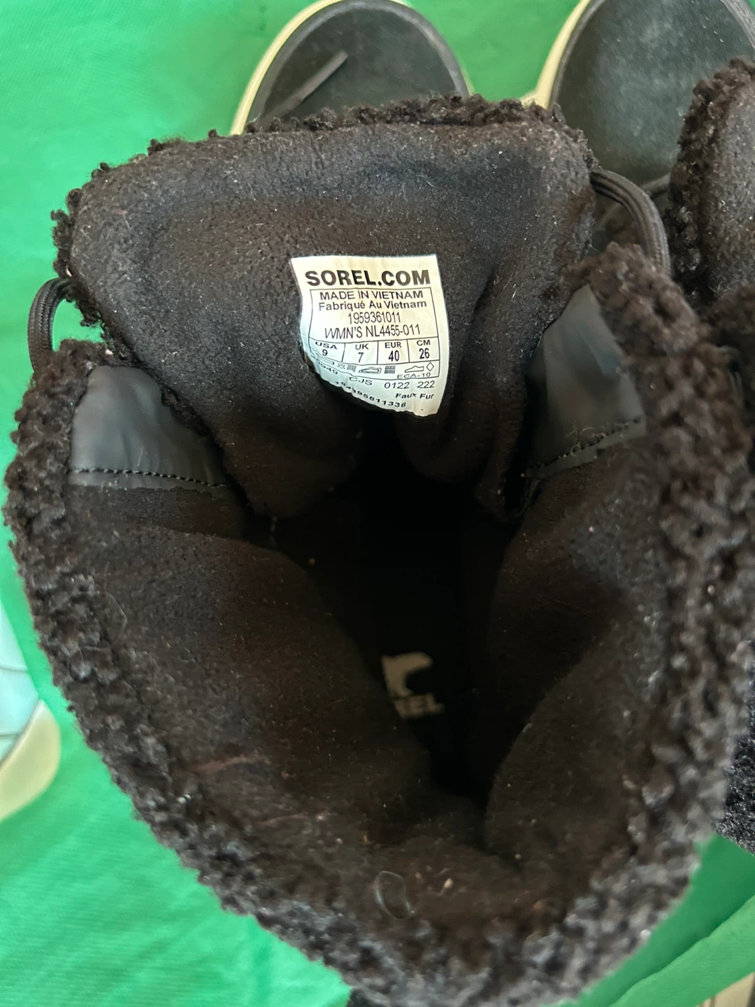 Sorel Women's Black Winter Boots Size 9 - photo 3
