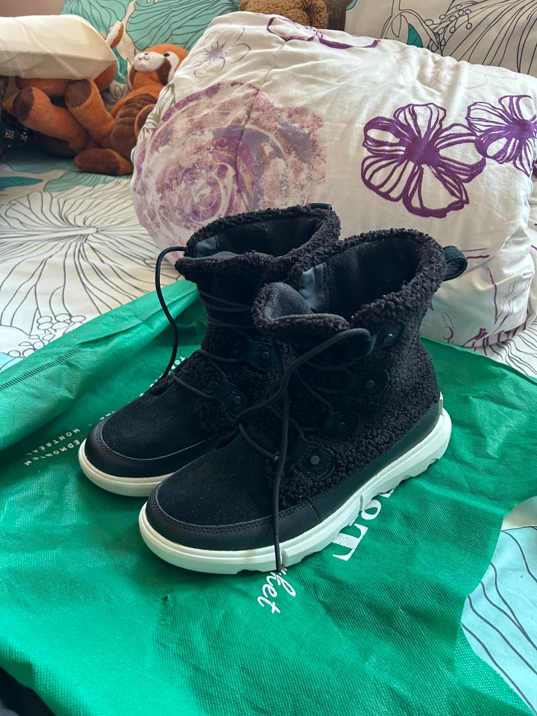 Sorel Women's Black Winter Boots Size 9