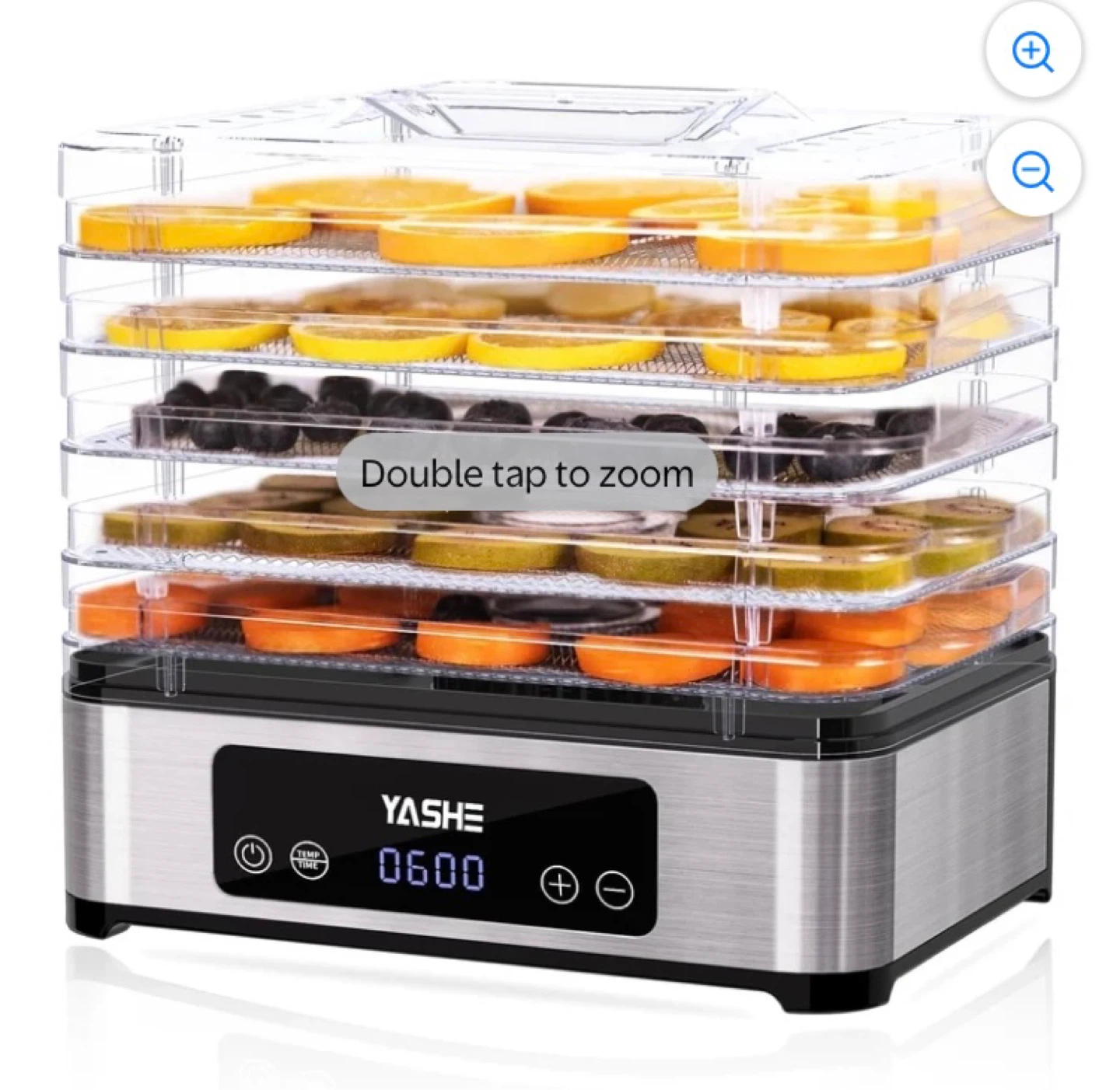 YASHE Food Dehydrator 5 Tiers
