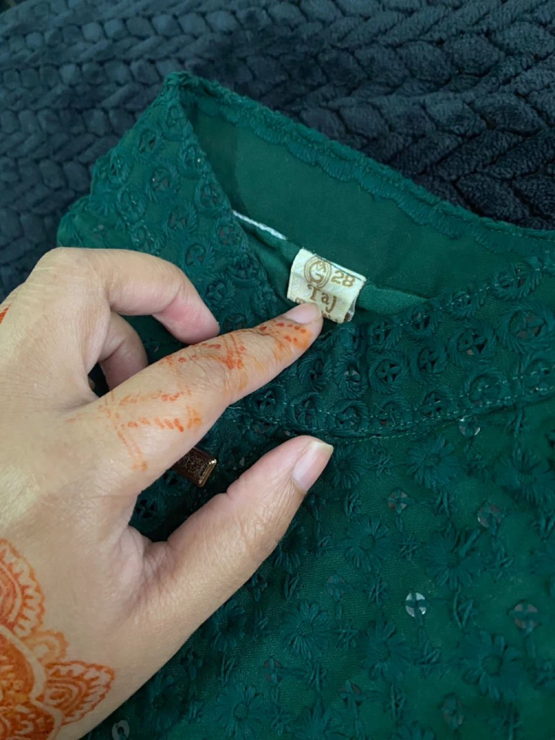 Green Panjabi Kurta Set - photo 2