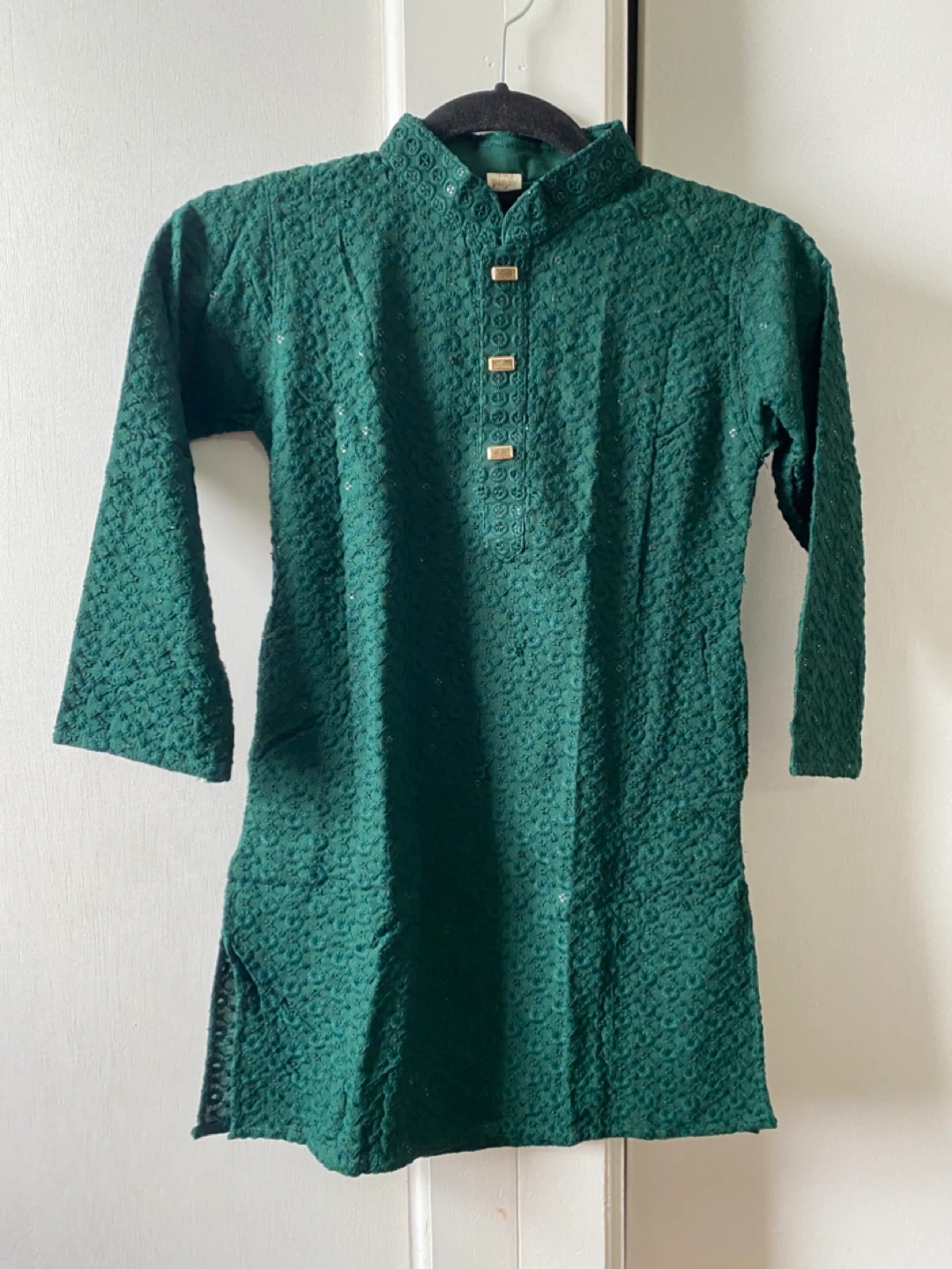 Green Panjabi Kurta Set - photo 4