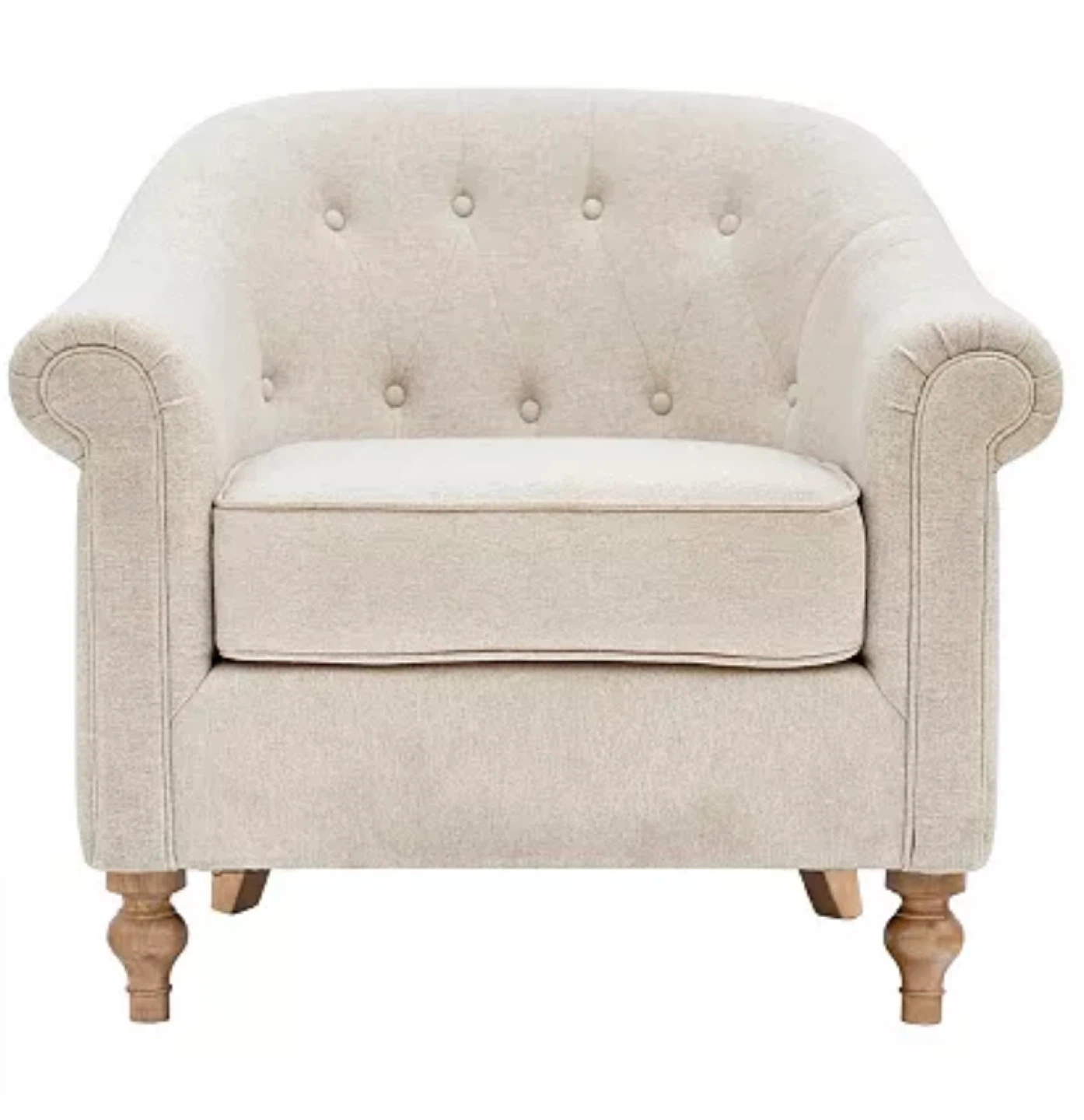 Martha Stewart Fayette Arm Chair - Cream