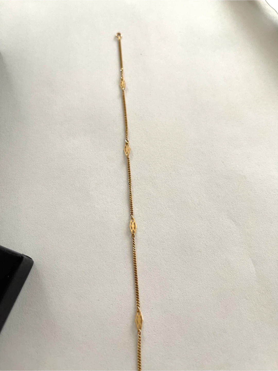 10K 417 stamped Gold Tone Bracelet with Box - photo 2