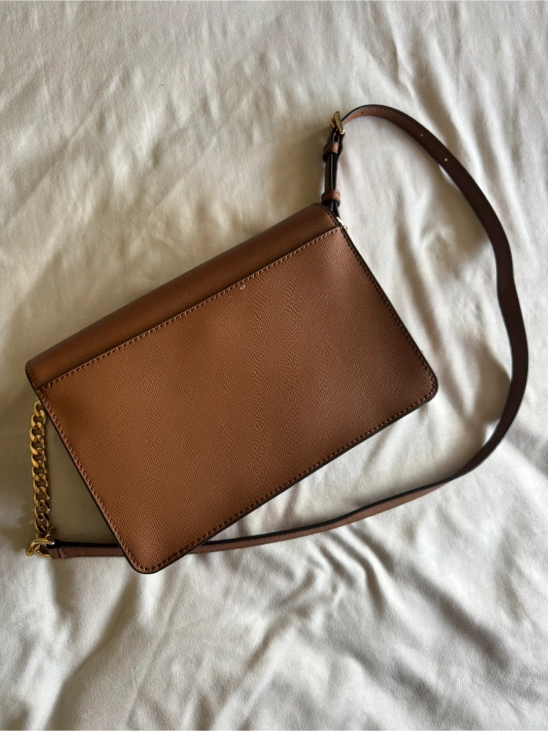 Michael Kors Brown Saffiano Leather Wallet Crossbody Bag - photo 3