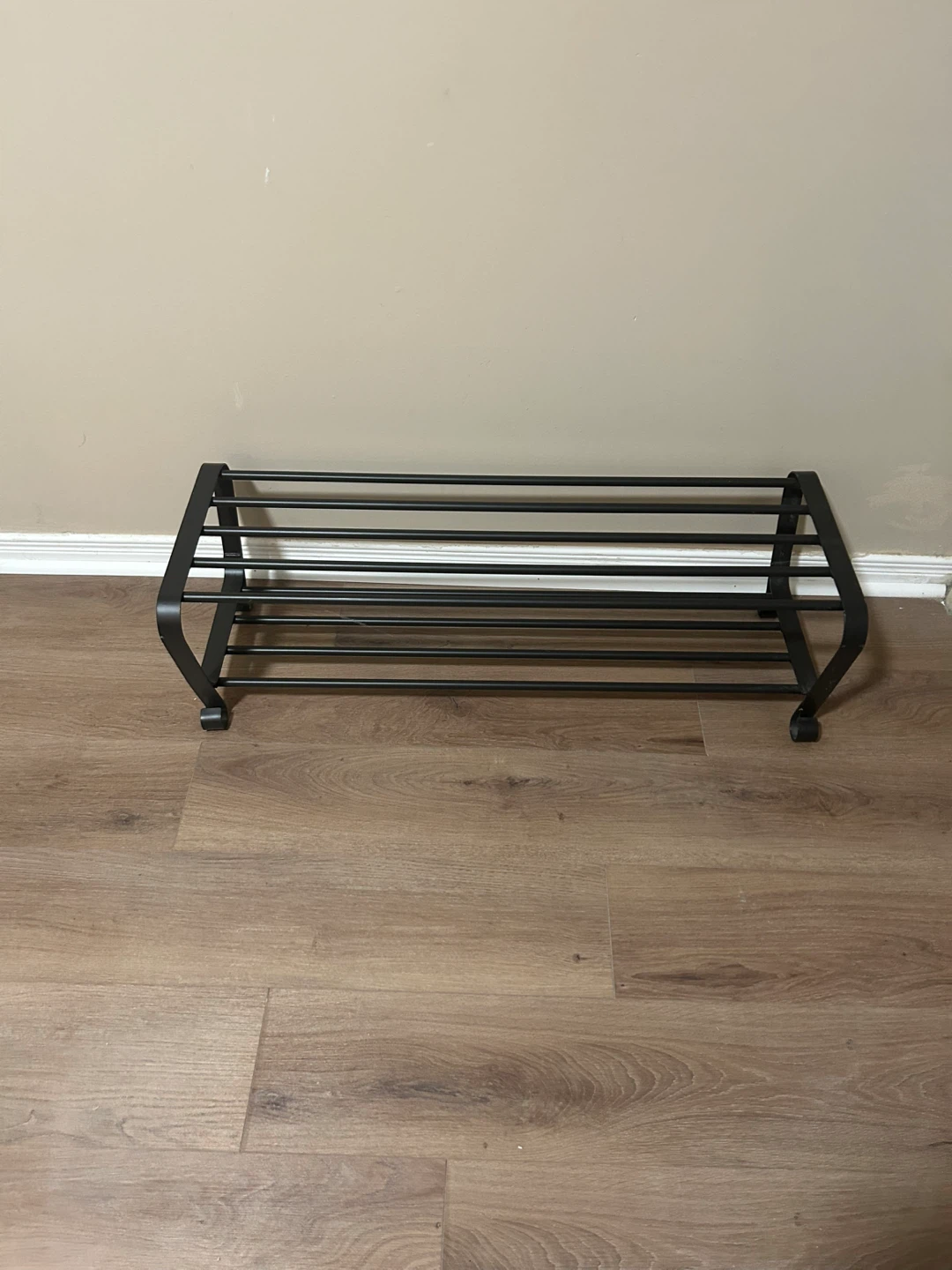 Black Metal Shoe Rack