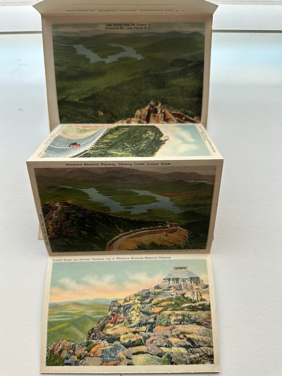 Vintage postcards and Whiteface Mountain booklet - photo 5