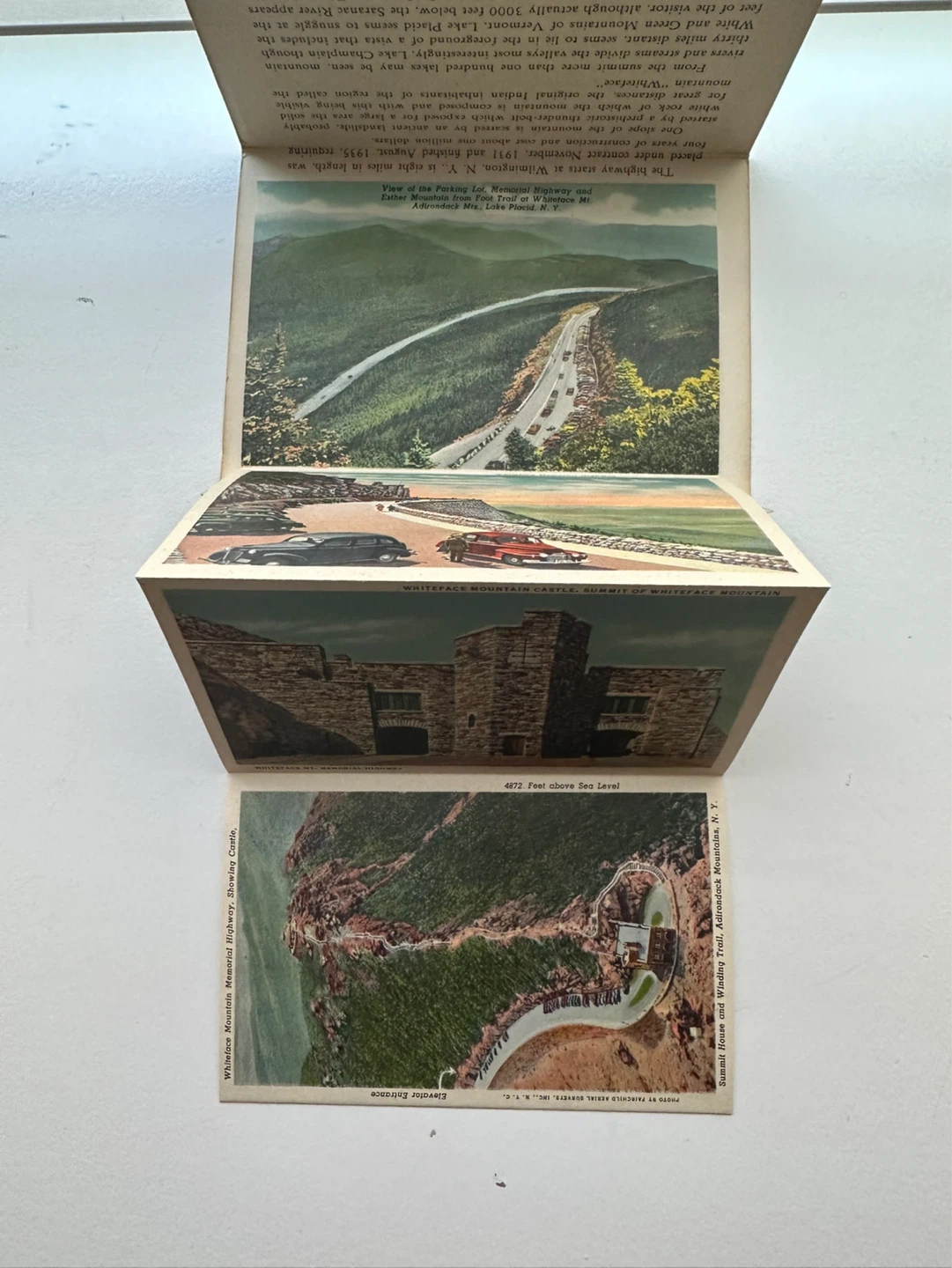 Vintage postcards and Whiteface Mountain booklet - photo 4