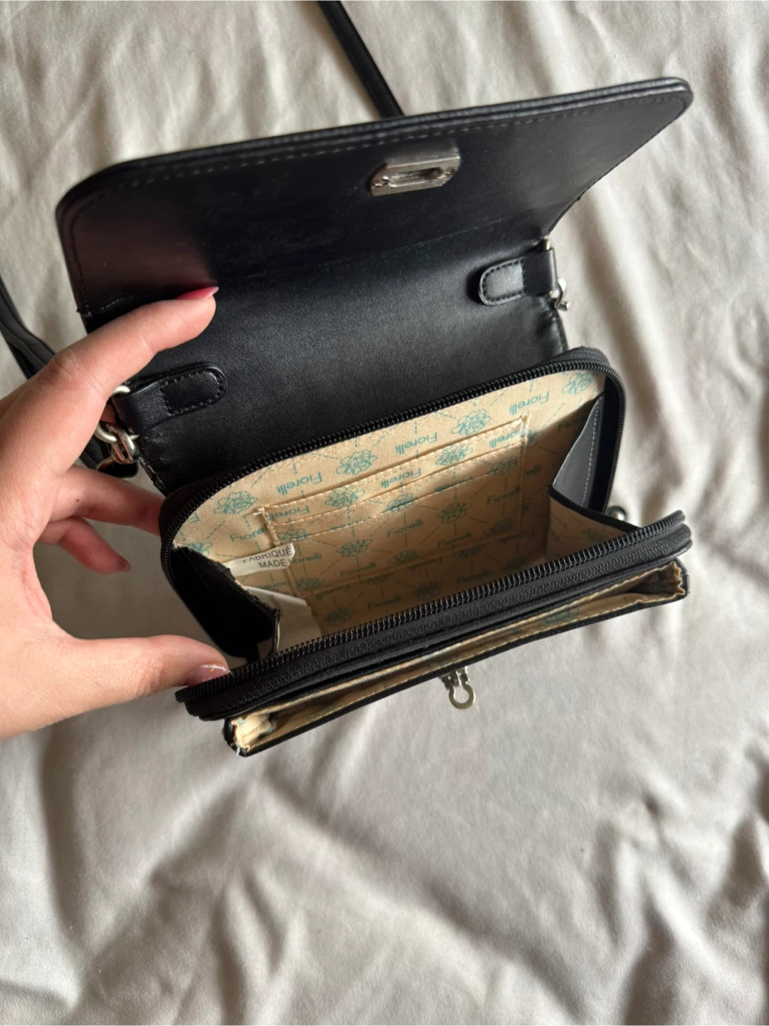 Fiorelli Black Crossbody Bag with Perforated Detail - photo 4