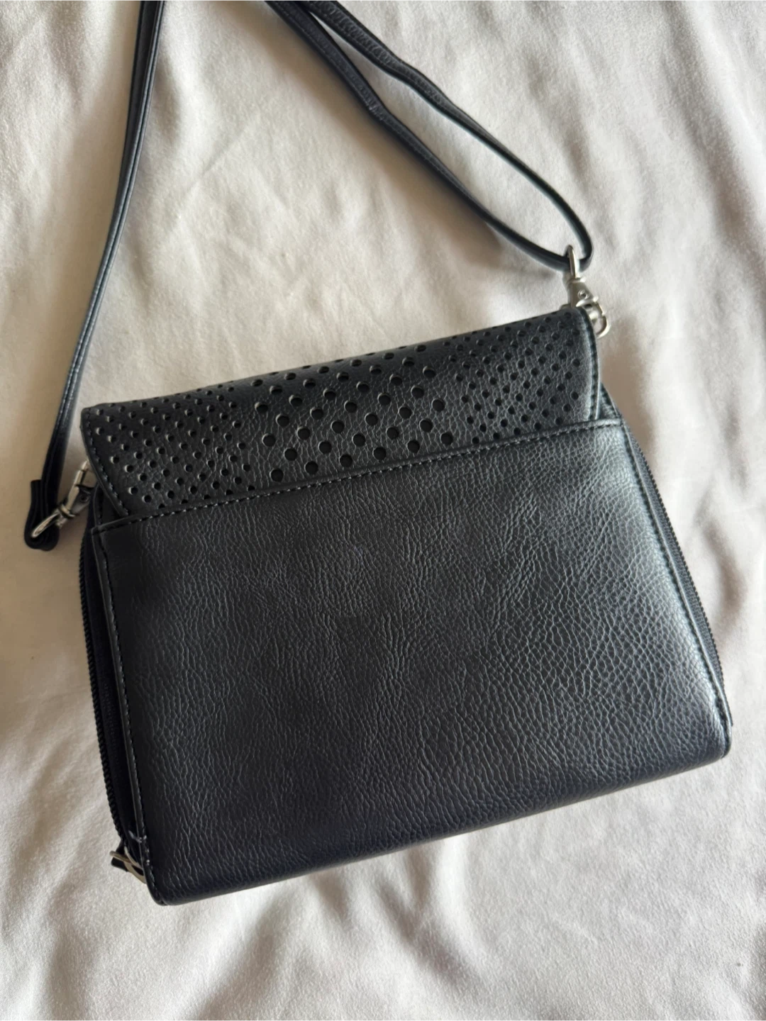 Fiorelli Black Crossbody Bag with Perforated Detail - photo 3