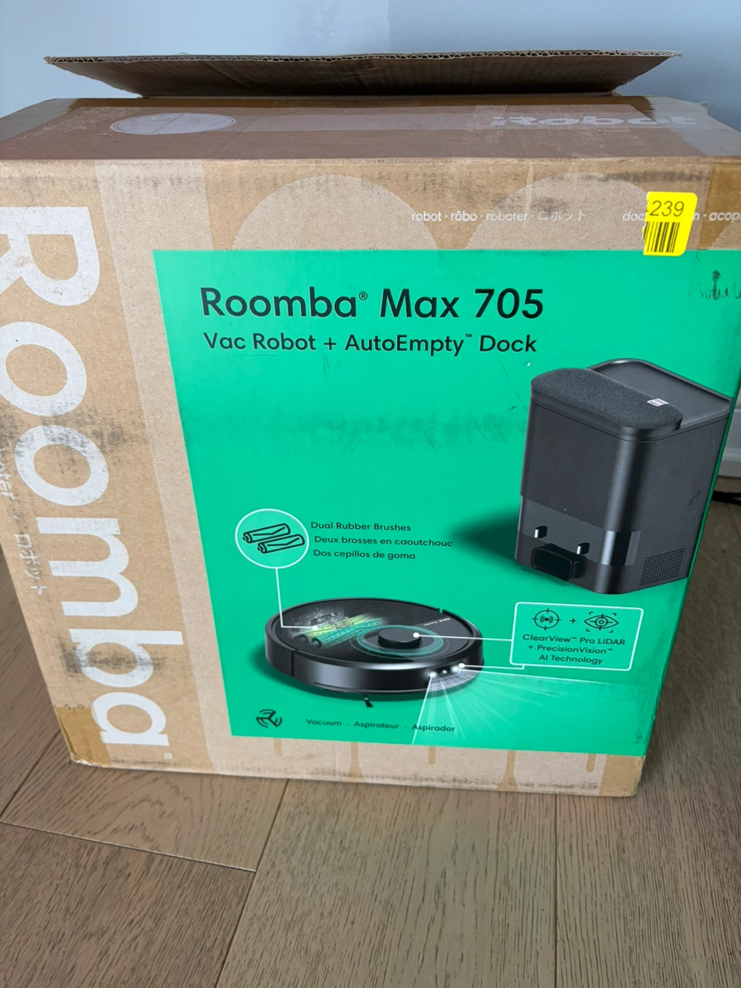 Roomba Robot Vacuum 705. 2025 model. Mint condition - photo 4