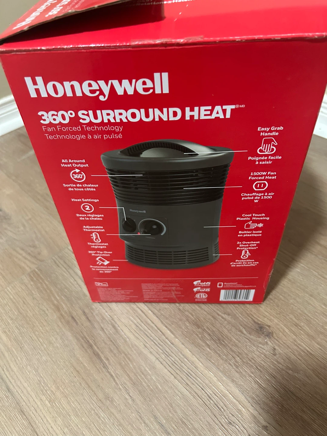 Honeywell 360° Surround Heat Fan Forced Heater