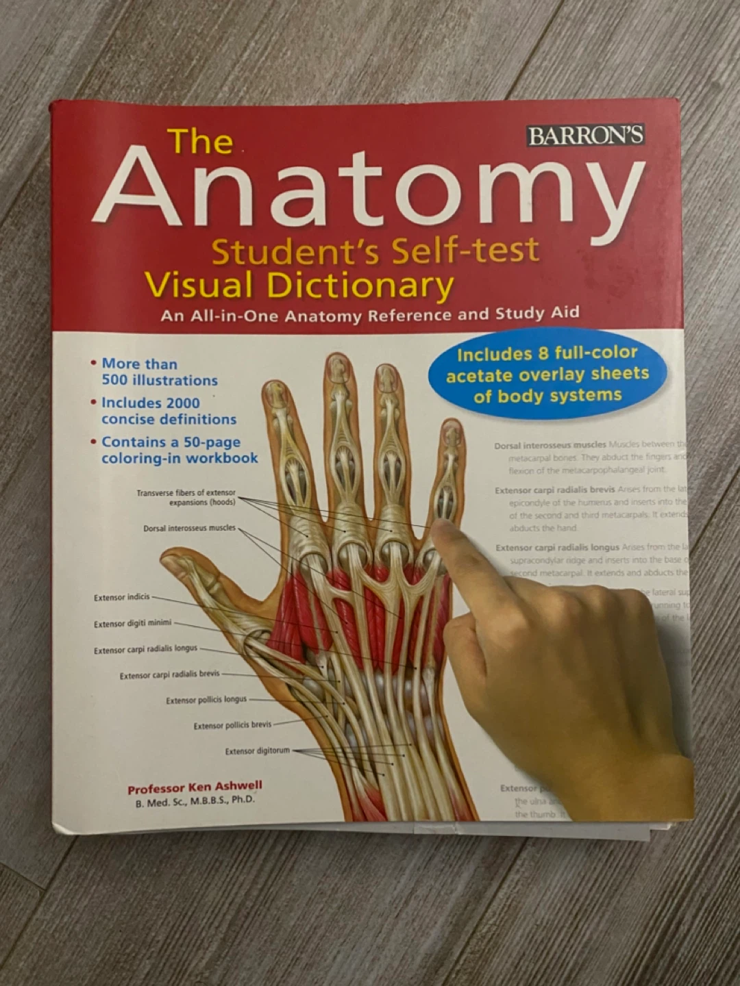 Barron's The Anatomy Student's Self-test Visual Dictionary