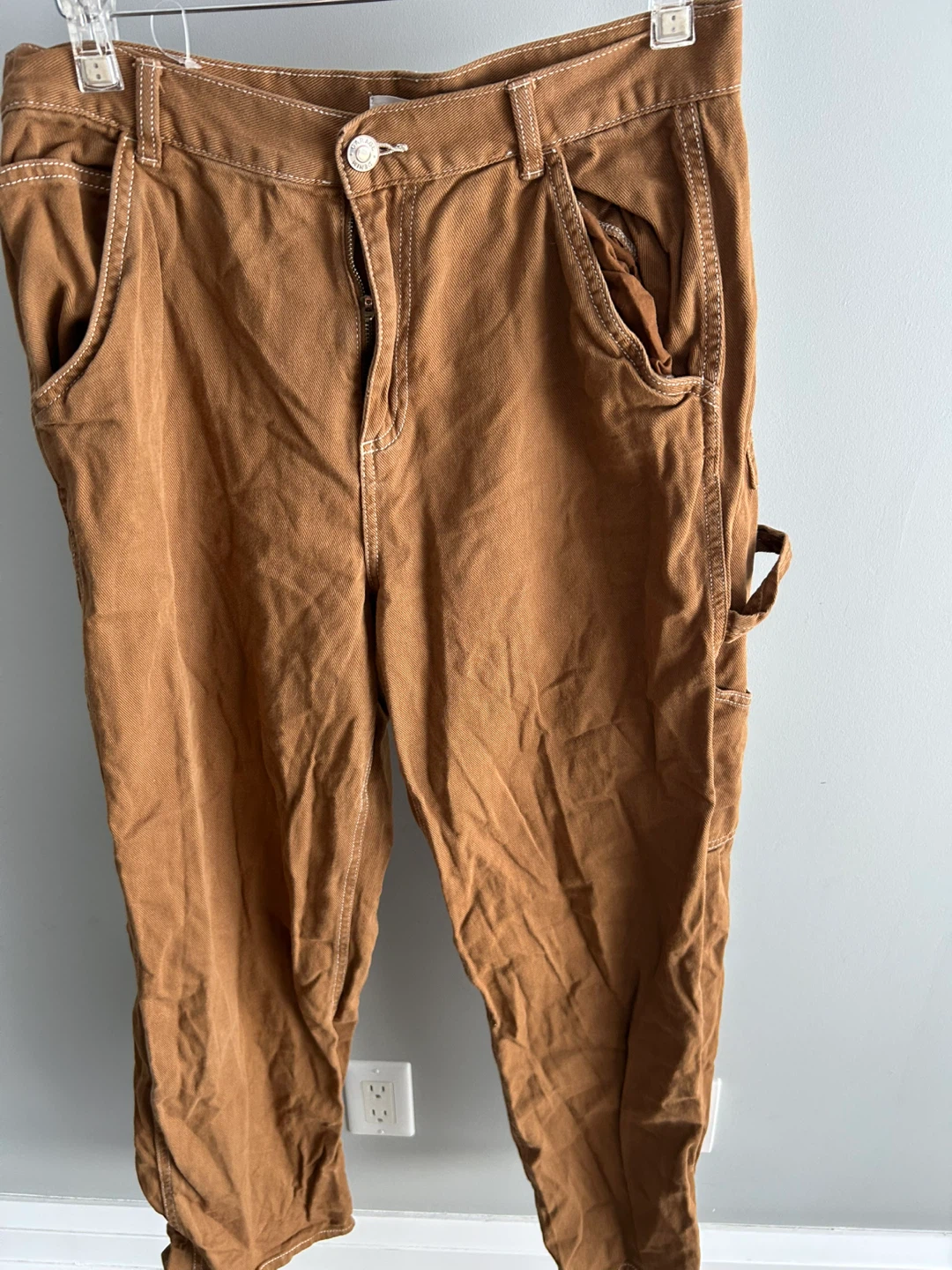 GARAGE Brown Carpenter Pants Size 9