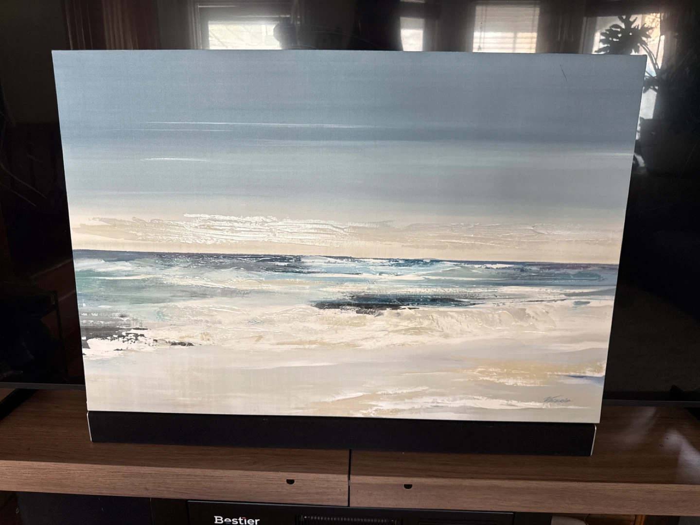 Large Coastal Ocean Canvas – Beach Wall Art