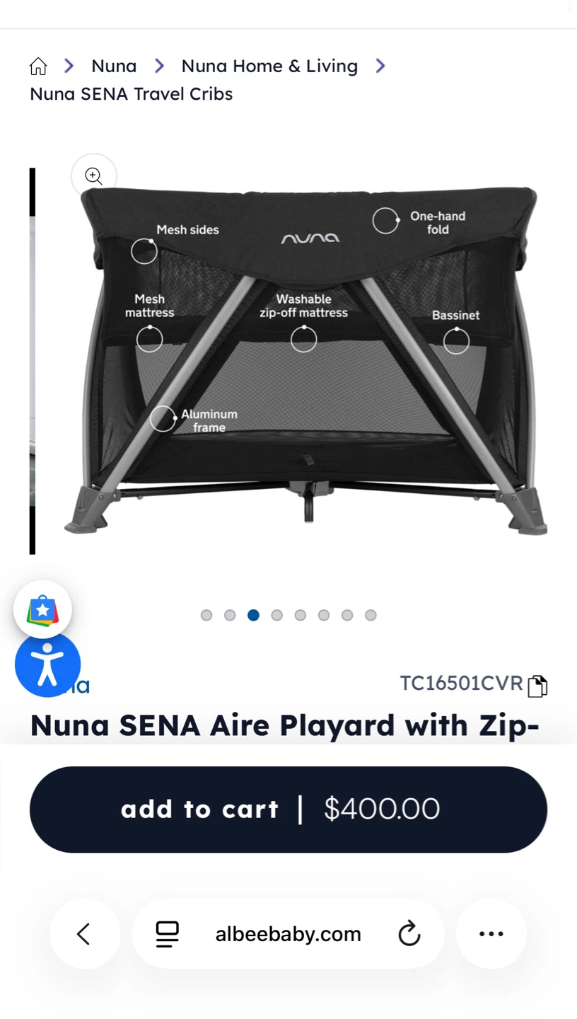 Nuna SENA Aire Playard - photo 2