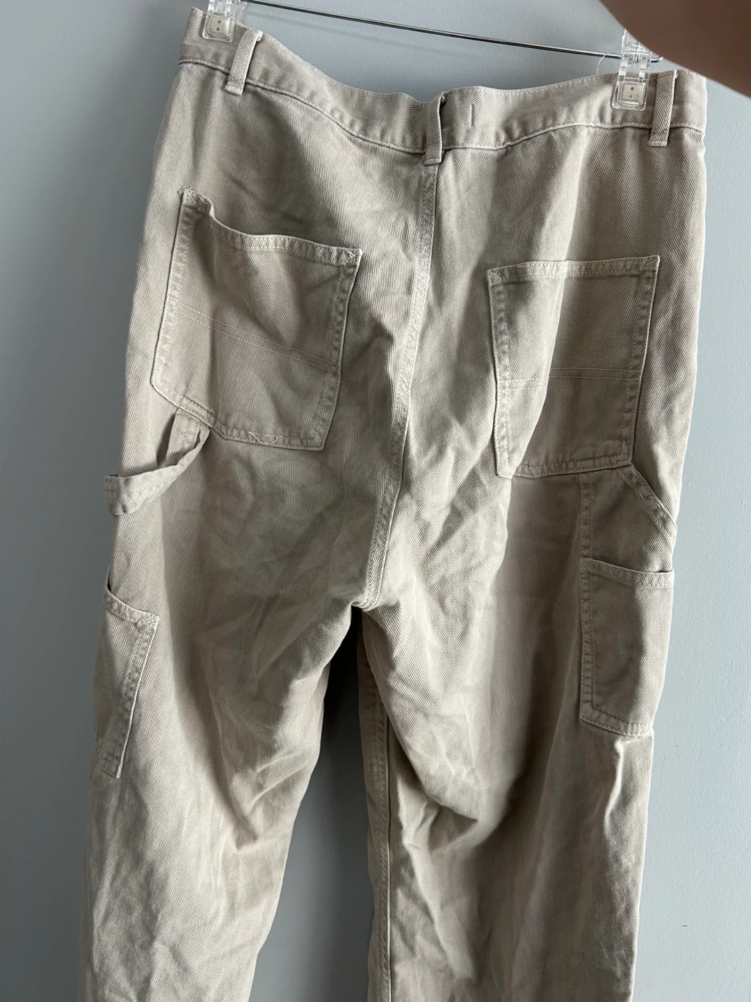 GARAGE Carpenter Pants Beige Size 9 - photo 3