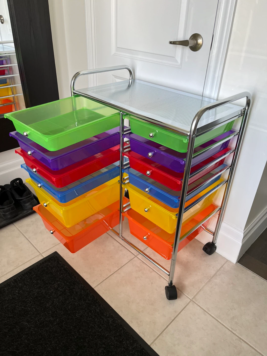 12-Drawer Rolling Cart on Wheels - photo 2