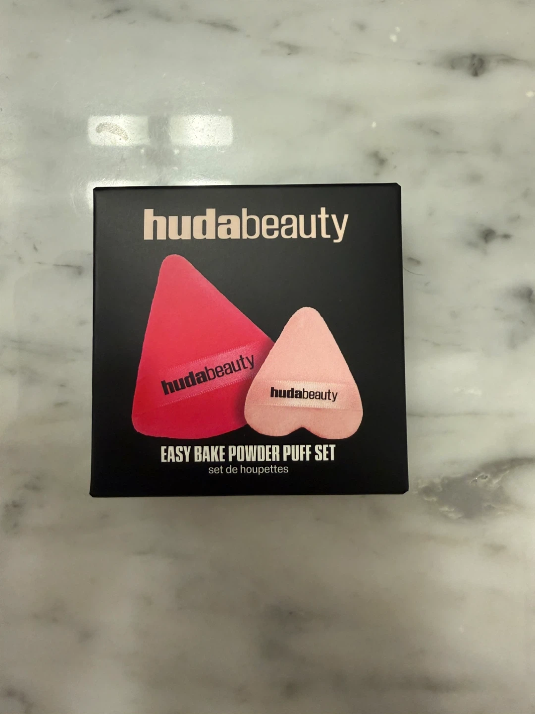 Huda Beauty Easy Bake Powder Puff Duo - Pink & Rose - photo 2