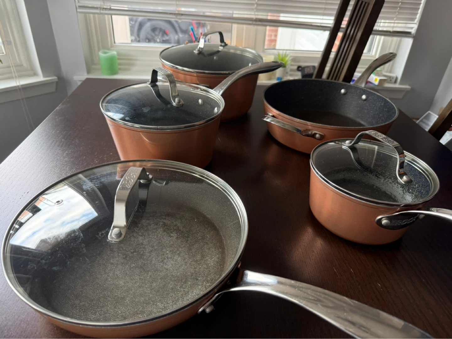The Rock Non-Stick Cookware Set, Dishwasher & Oven Safe
