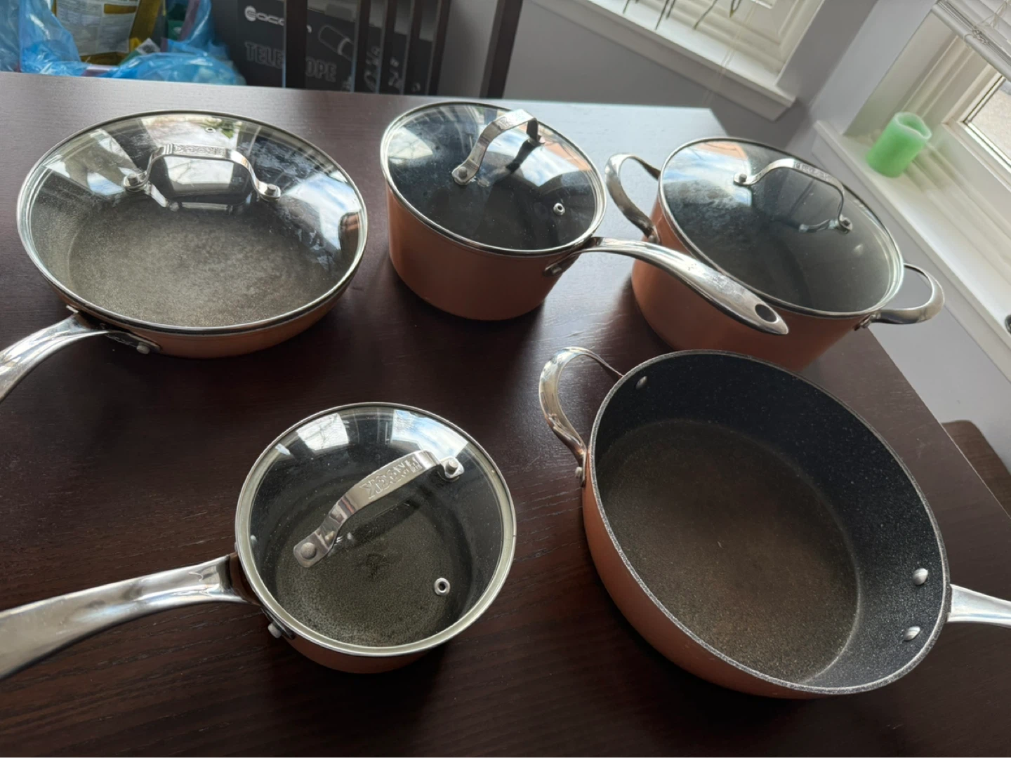 The Rock Non-Stick Cookware Set, Dishwasher & Oven Safe - photo 2