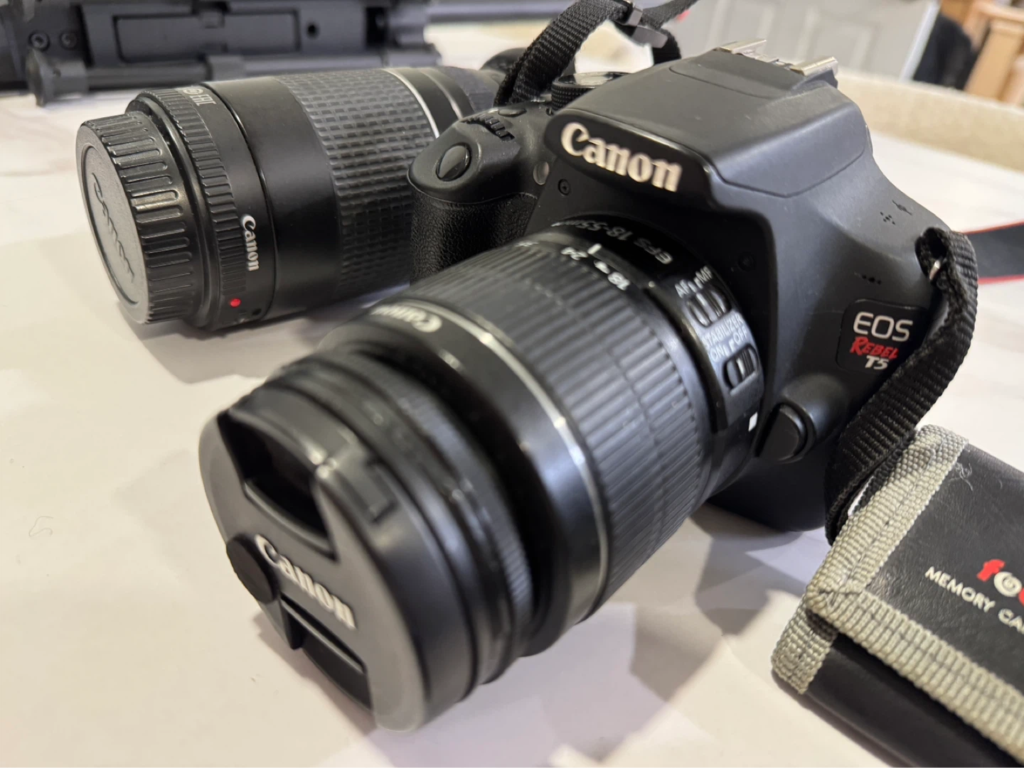 Canon EOS Rebel T5 DSLR Camera with Two Lenses - photo 2