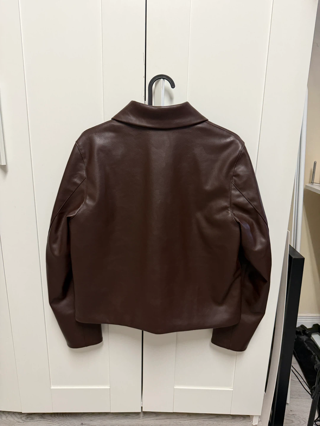 UNIQLO Coated Short Jacket - Dark Brown - photo 4