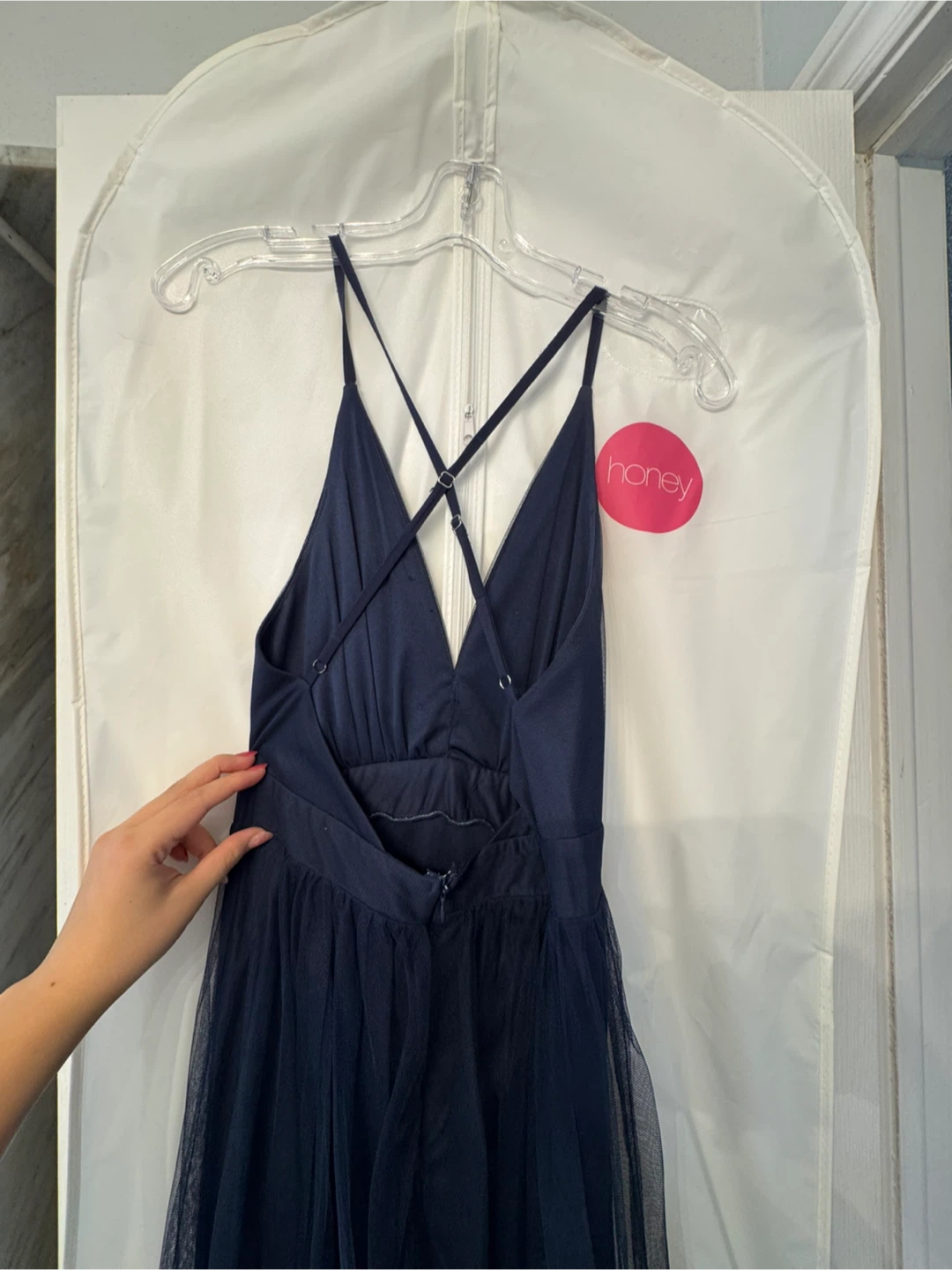 Honey Prom Dress, Floor Length, Double Leg Slit - photo 3