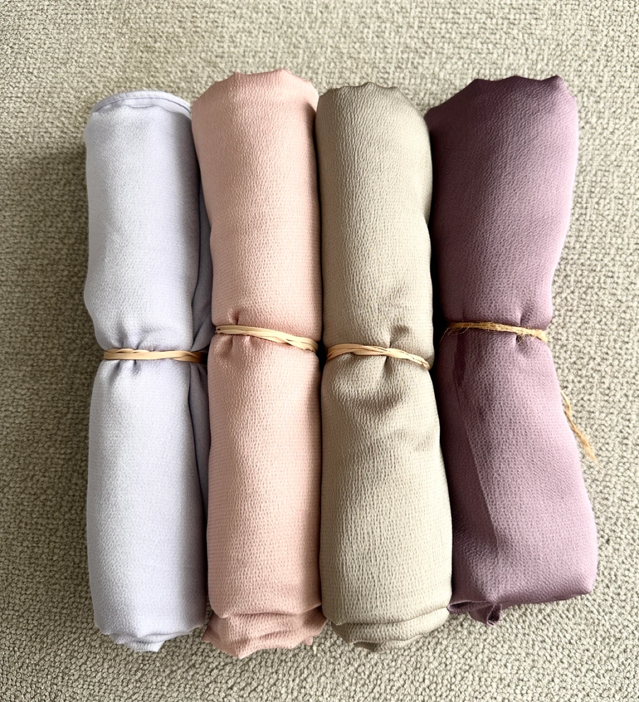 New Textured Silky Scarves - $10 each