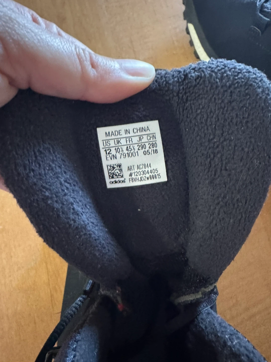 Adidas Black Winter Boots - Size 12 - photo 3