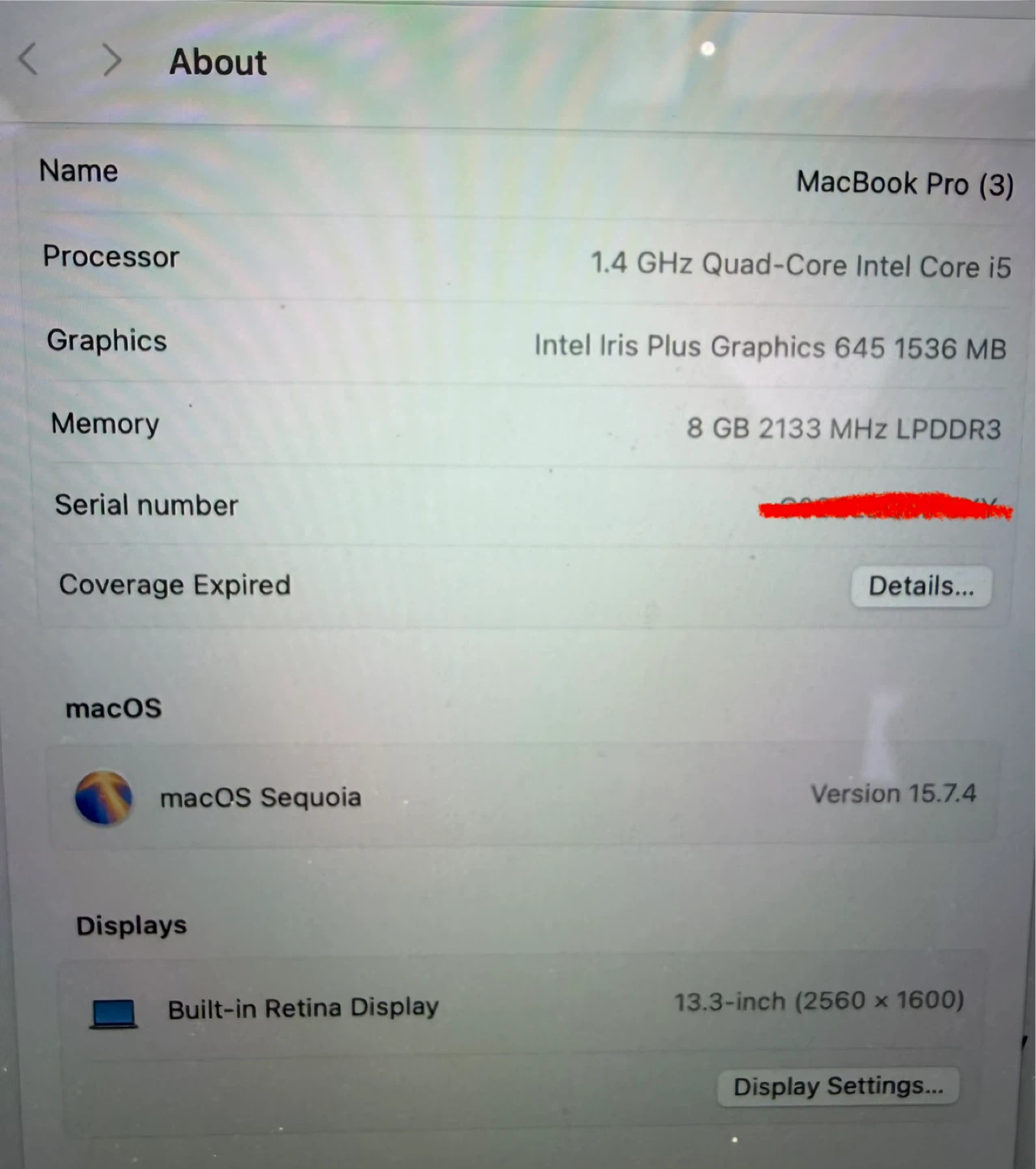 Apple MacBook Pro 13-inch 2020 Intel Core i5 8GB RAM 1.4GHz - photo 4