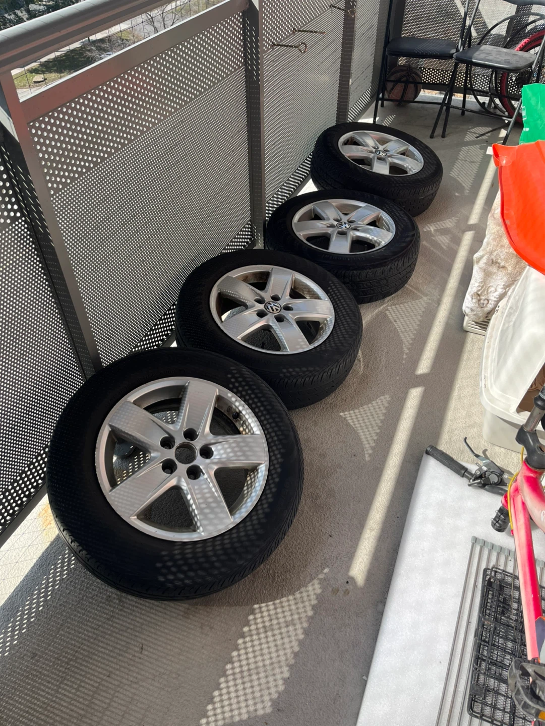 wheels for the Volkswagen Golf City 5*100 - photo 5