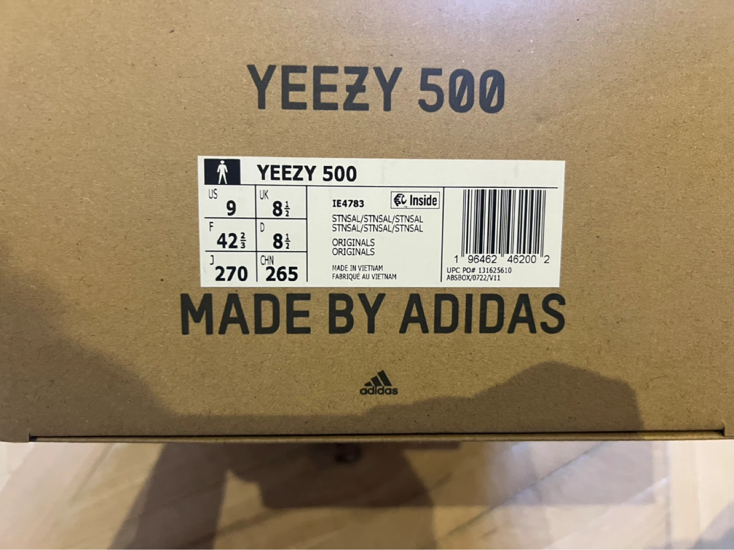 Adidas Yeezy 500 “Stone Salt” Colorway - photo 5