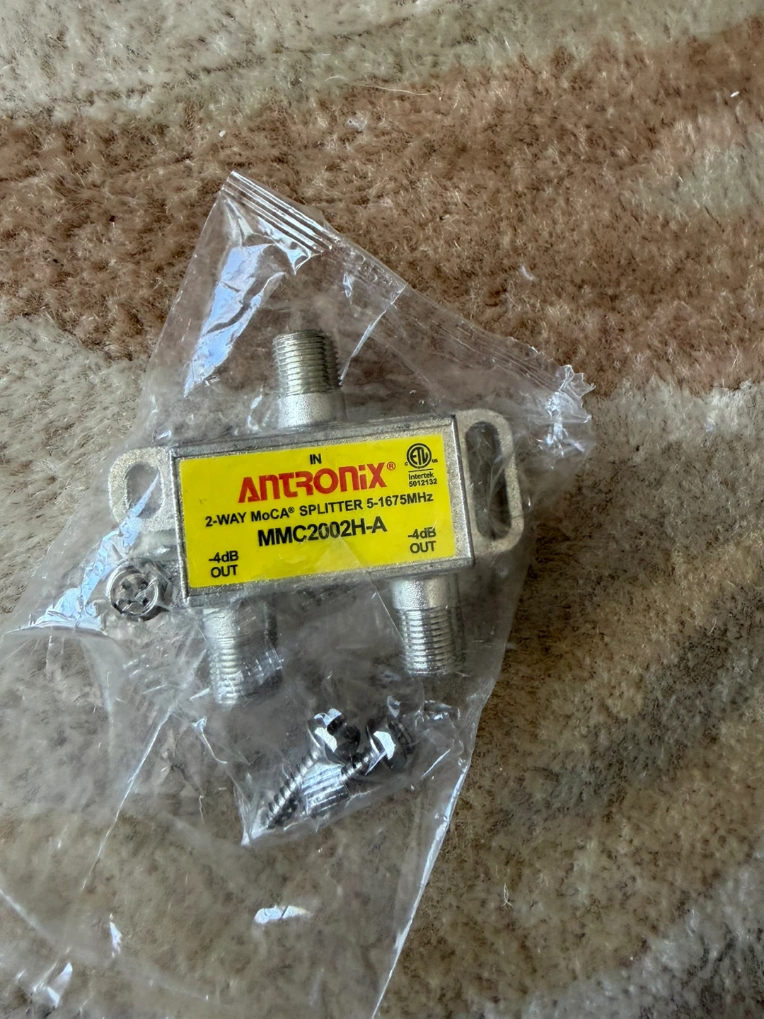 Antronix MMC2002H-A Coax Splitter – 2-Way MoCA 2.0 (5–1675 MHz)