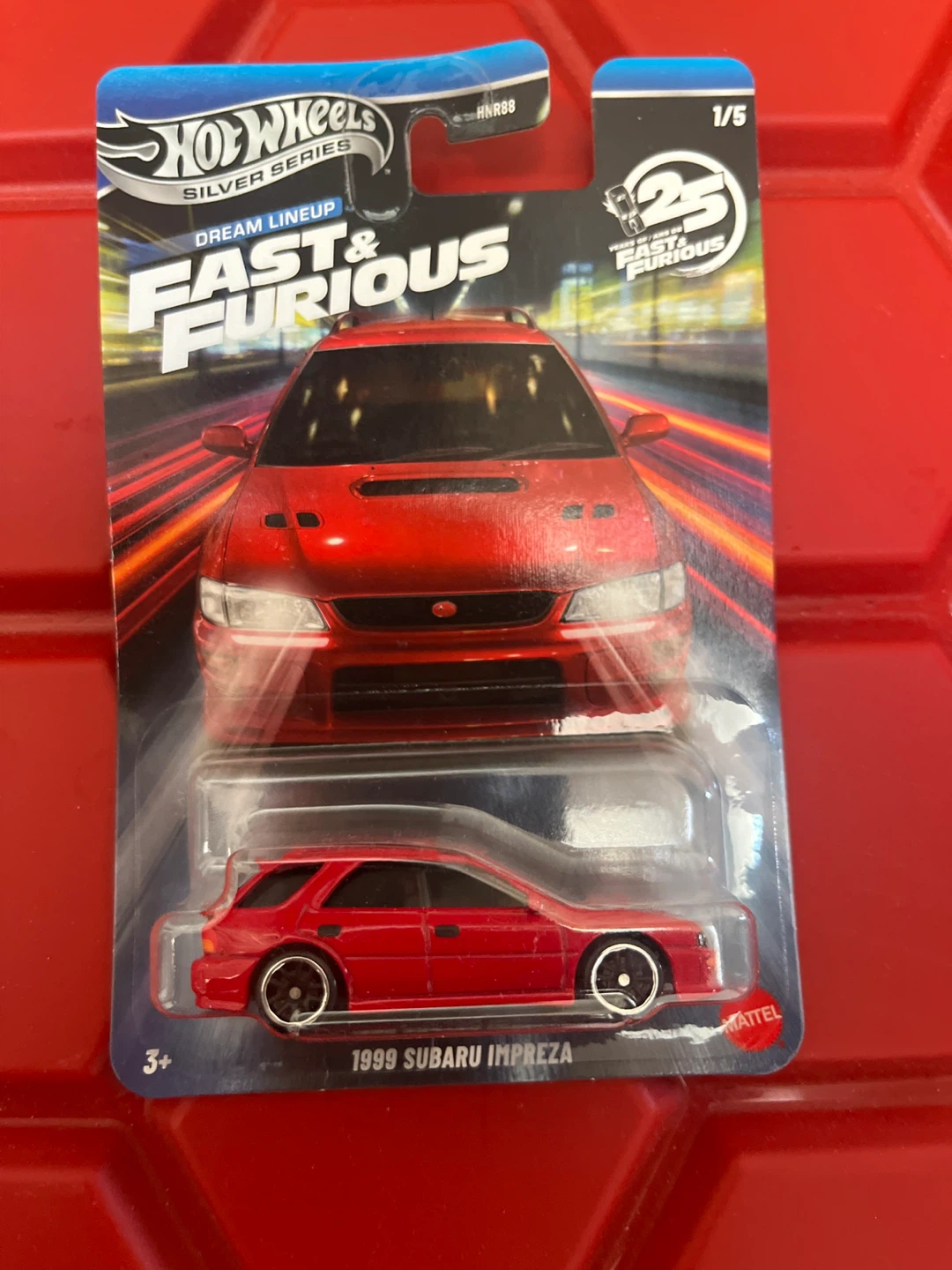 《Chase》Hot Wheels Subaru Impreza Fast & Furious Silver Series