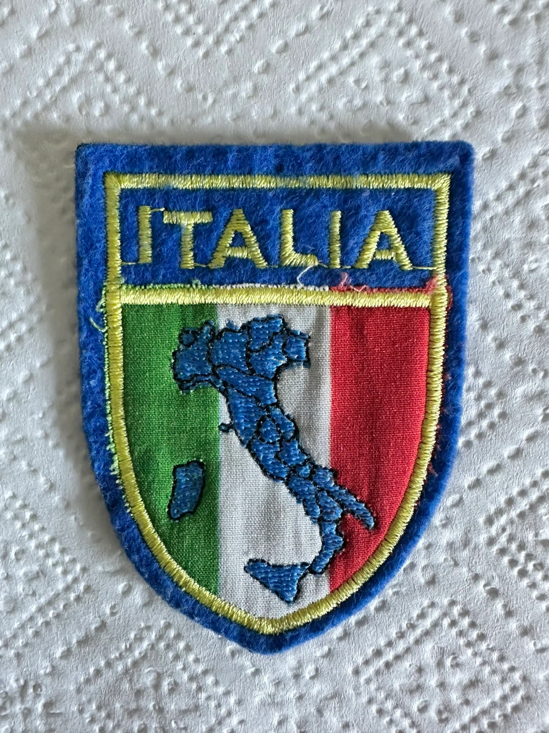 Italia Embroidered Patch